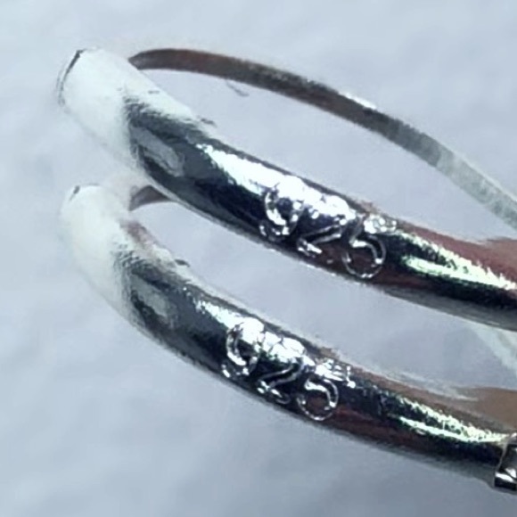 Genuine Moonstone & 925 Silver Earrings! - Picture 5 of 8